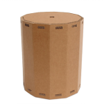 zylindrischer Hocker aus Karton